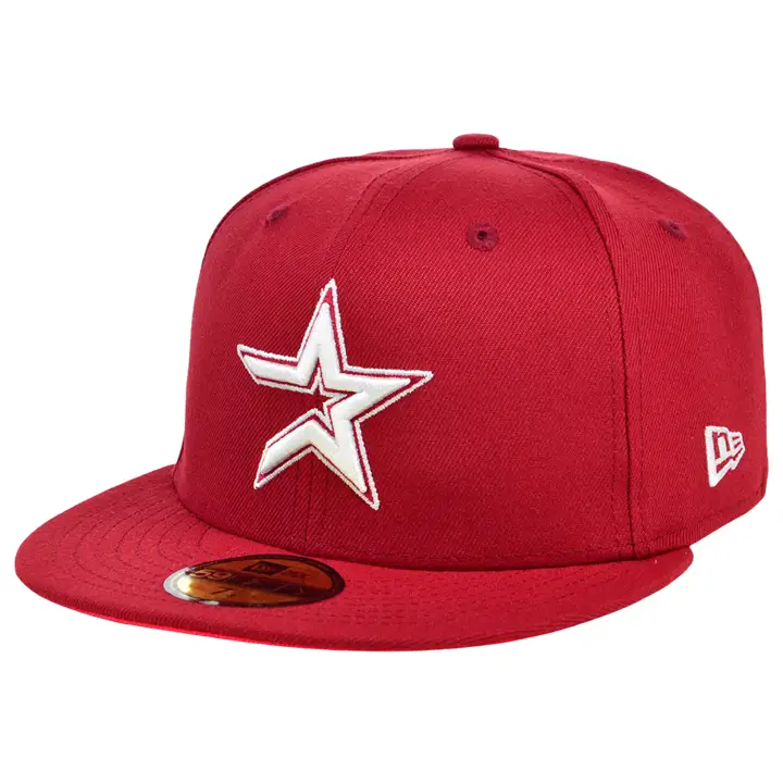 CASQ ASTROS MLB COLOR UV SAUMON SANGRIA 59FIFTY bordeaux/lavande