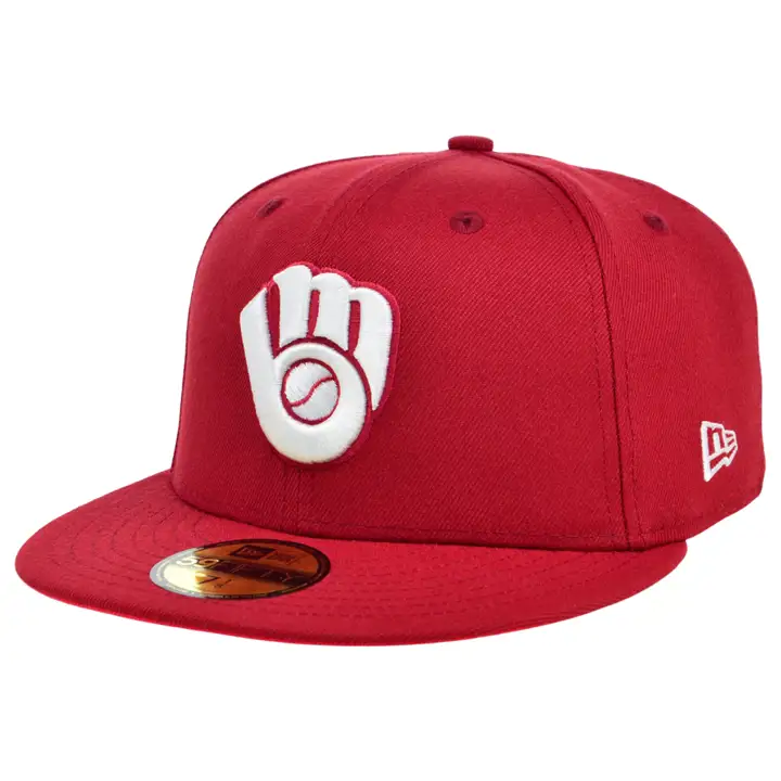 BREWERS MLB COLOR UV SALMON SANGRIA 59FIFTY bordeaux/lave re