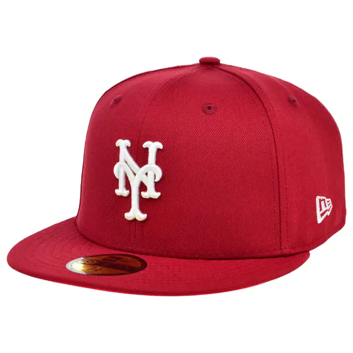 CASQUETTE NY METS MLB COLOR UV SALMON SANGRIA 59FIFTY bordeaux/lave