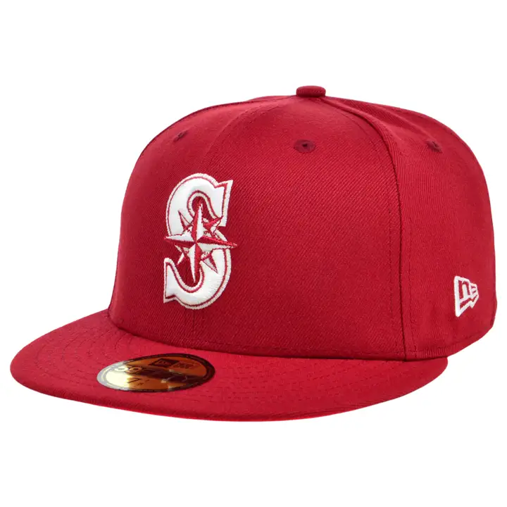 MARINERS MLB COLOR UV SAUMON SANGRIA 59FIFTY bourgogne/lave r