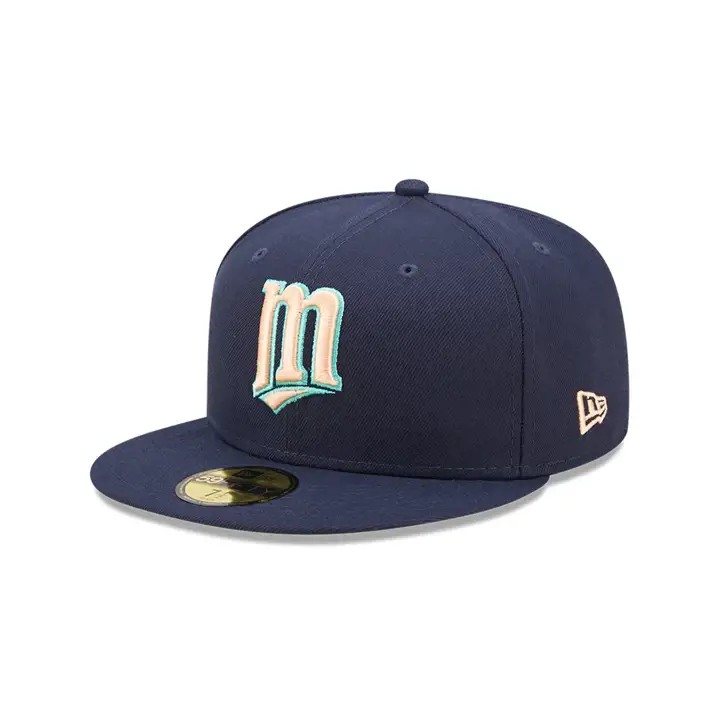 MINNESOTA TWINS MLB COLOR UV OCEANSIDE PEACH 59FIFTY marine/lo