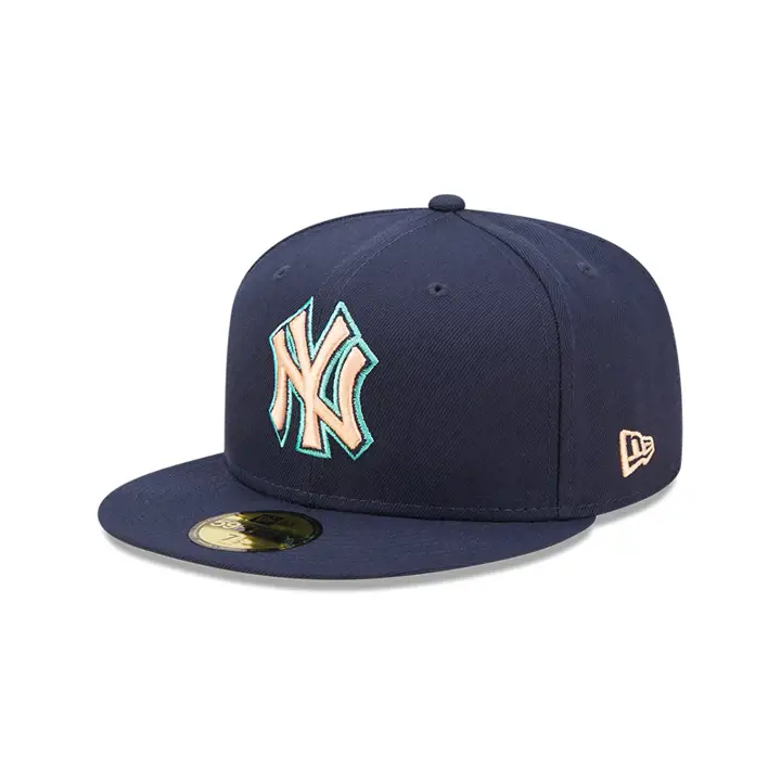 YANKEES MLB COLOR UV OCEANSIDE PEACH 59FIFTY marine/lorg SUBWA