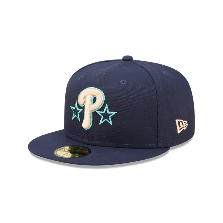 PHIL PHILLIES MLB COLOR UV OCEANSIDE PEACH 59FIFTY marine/lorg