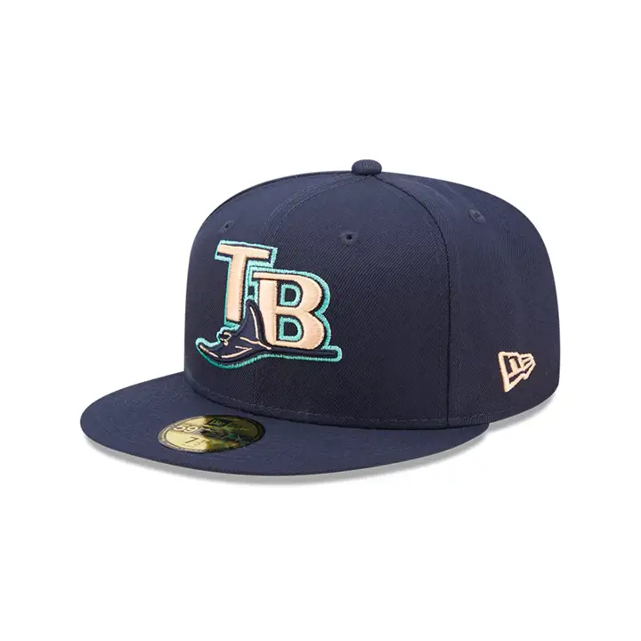 TAMPA BAY RAYS MLB COLOR UV OCEANSIDE PEACH 59FIFTY marine/lor