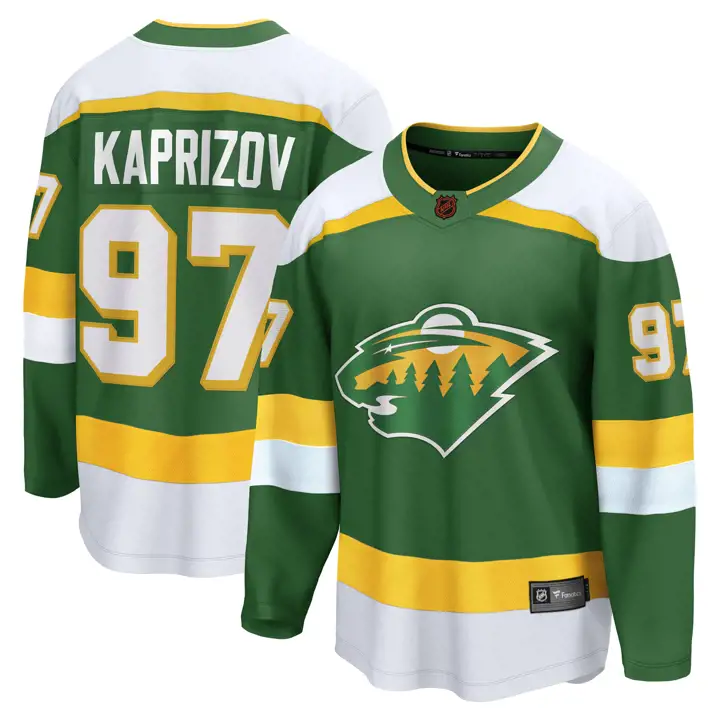 Maillot de joueur édition spéciale Minnesota Wild LNH 22 Kirill K