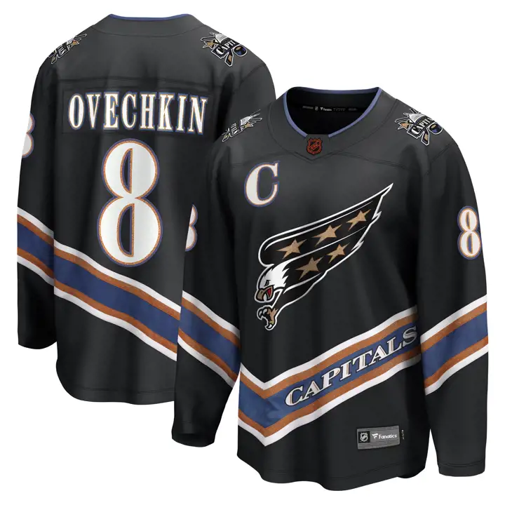 CAPITALS NHL Maillot du Joueur Édition Spéciale 22 Alexander Ovec