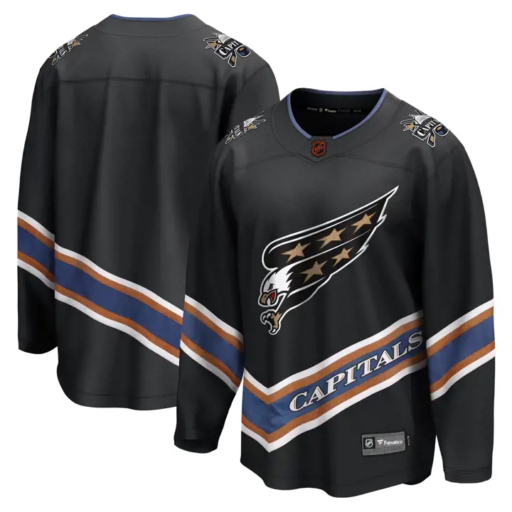 Maillot Capitals NHL édition spéciale Breakaway 22 NOIR
