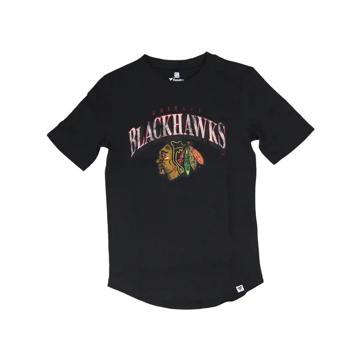 T-shirt Edition Spéciale NHL Chicago Blackhawks Slub 22 NOIR