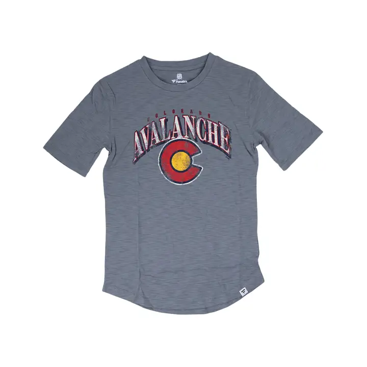 T-shirt slub édition spéciale Colorado Avalanche LNH 22 GRY