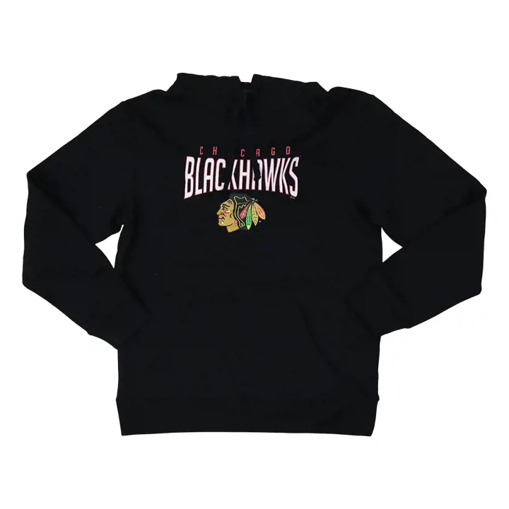 Sweat à capuche en polaire édition spéciale LNH Blackhawks de Chicago 22 NOIR