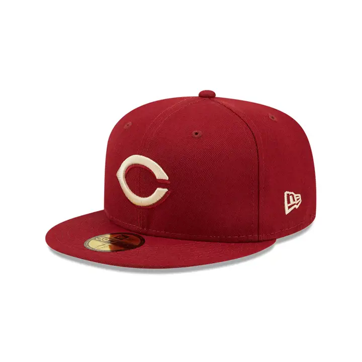 Casquette 59FIFTY MLB Cincinnati Reds Cardinal Sunshine ROUGE/ROUGE/PIERRE
