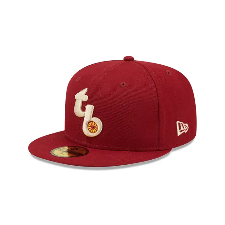 Casquette 59FIFTY MLB Tampa Bay Rays Cardinal Sunshine ROUGE/ROUGE/PIERRE
