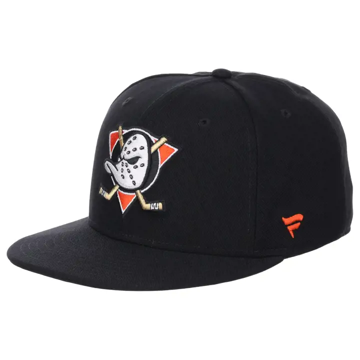 Casquette ajustée des fans des Ducks de la LNH SE blk