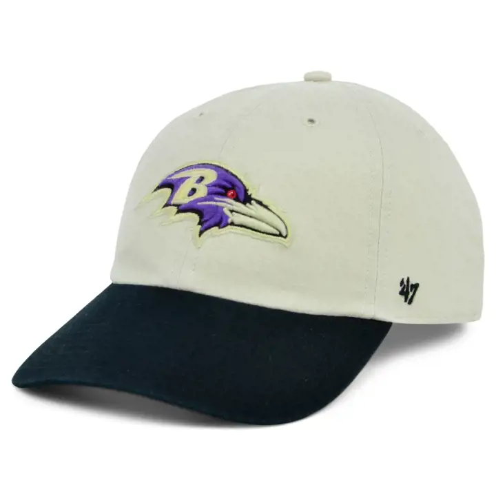 Casquette BALTIMORE RAVENS NFL Sidestep '47 Clean Up STONE/BLK