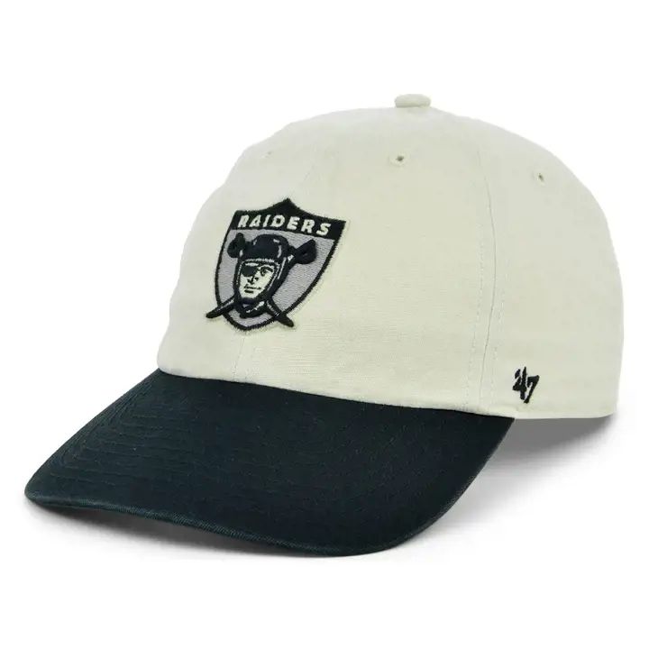 LAS VEGAS RAIDERS NFL Casquette ajustable '47 Clean Up Classics STONE/B