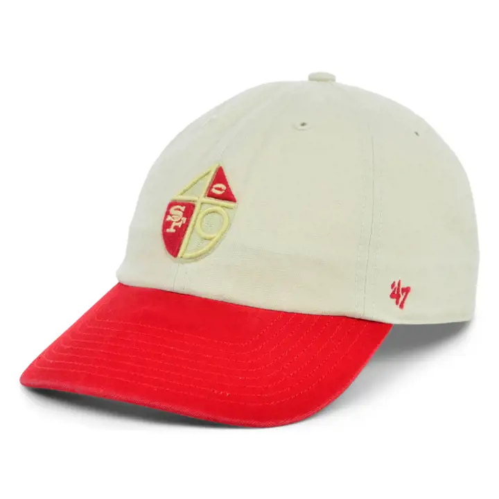 SAN FRANCISCO 49ERS NFL Casquette ajustable '47 Clean Up Classics STONE