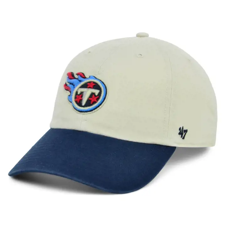 CASQUETTE AJUSTÉE INCURVÉE '47 CLEAN UP NFL TENNESSEE TITANS - PIERRE/MARINE