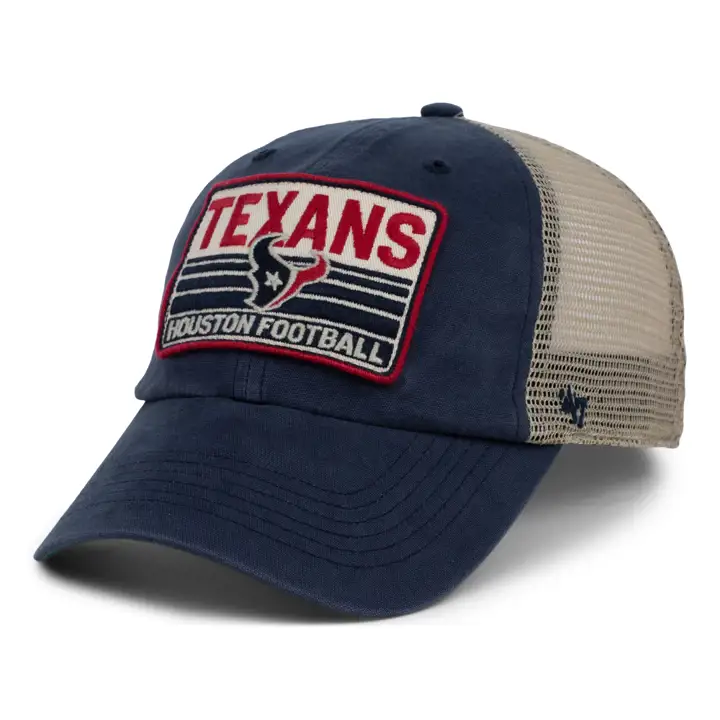 HOUSTON TEXANS NFL Casquette '47 Clean Up NAVY/STONE