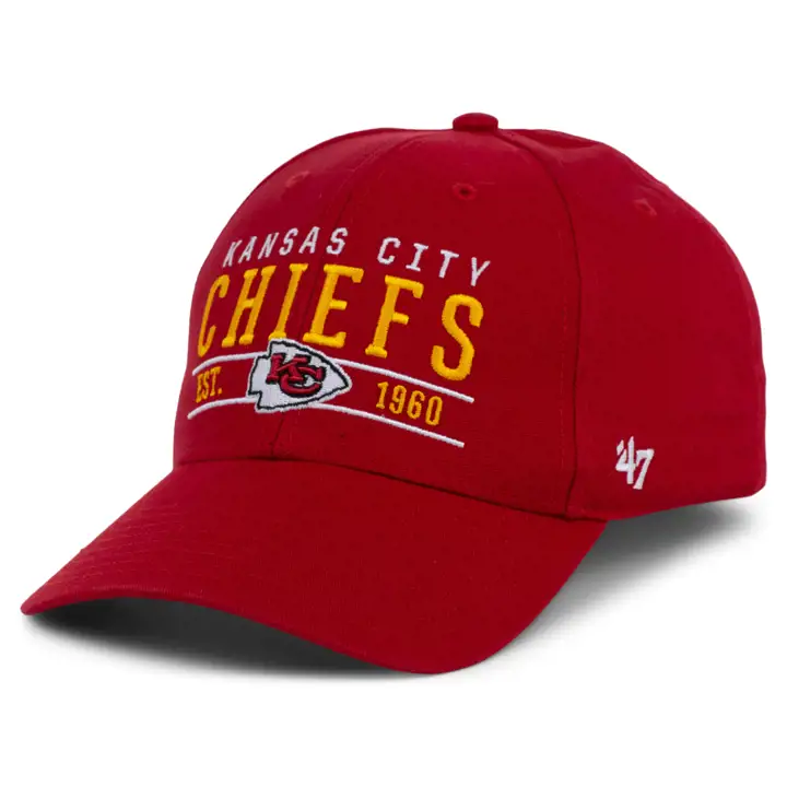 CASQUETTE ROUGE KANSAS CITY CHIEFS NFL Center Line '47 MVP