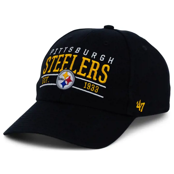 Casquette MVP des Pittsburgh Steelers de la NFL '47 Center Line noire