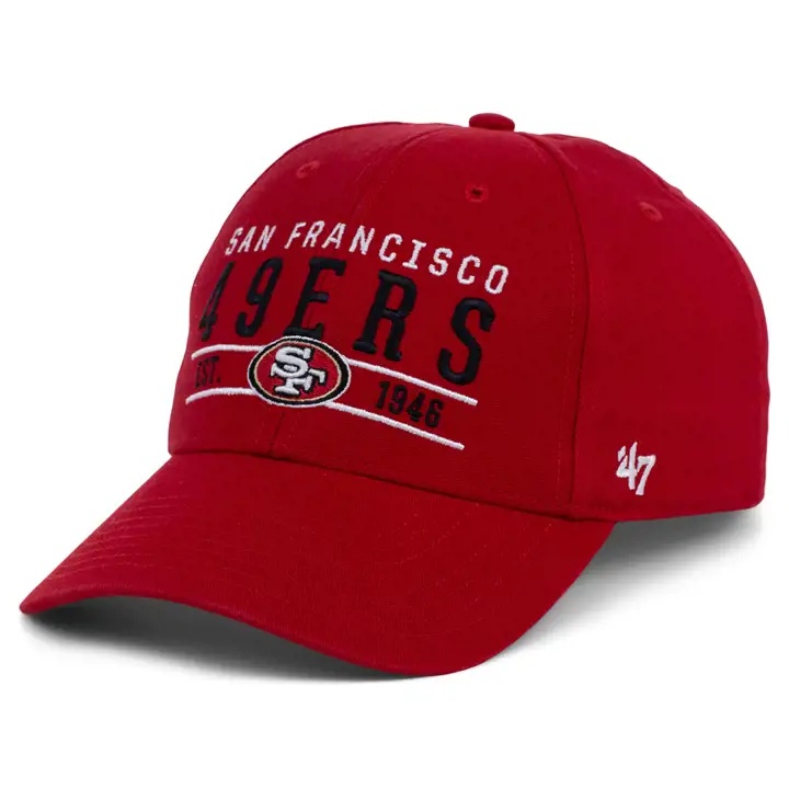SAN FRANCISCO 49ERS NFL Casquette '47 MVP ROUGE