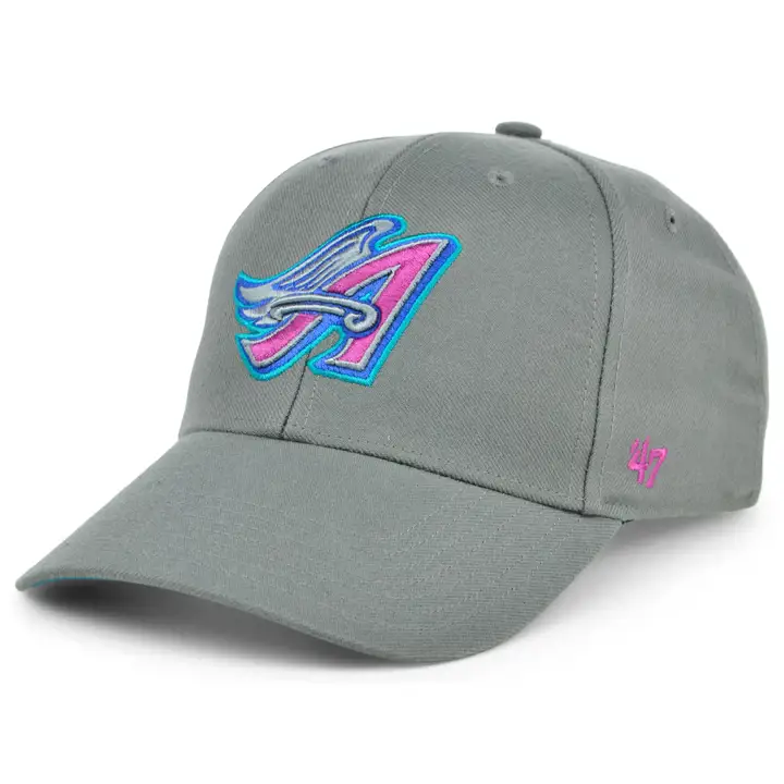 Anaheim Angels Écusson latéral MLB 47 MVP GRIS/TURQUOISE