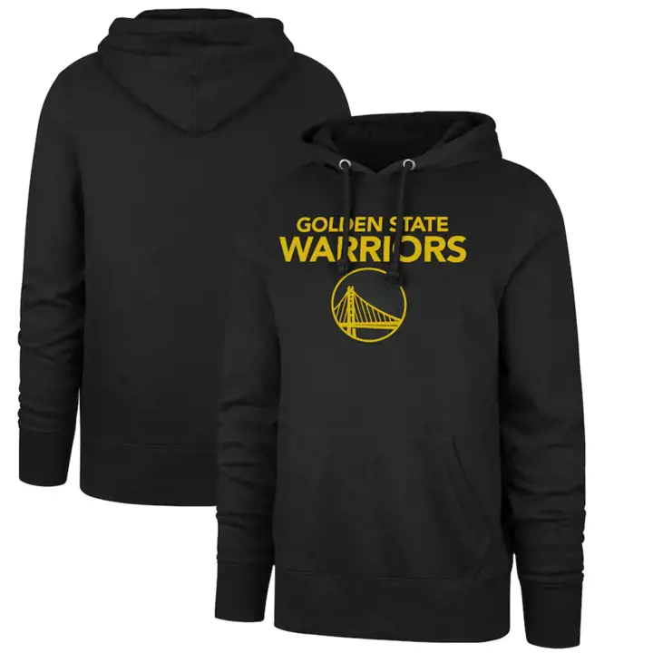 Golden State Warriors NBA CE Pregame Headline Hood Noir