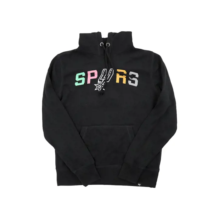 San Antonio Spurs NBA CE Sweat à capuche d'avant-match noir