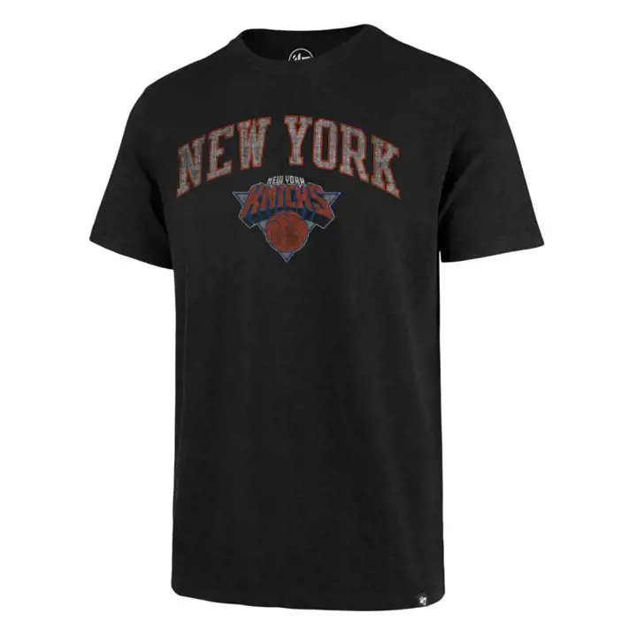 T-shirt New York Knicks NBA CE Pregame Scrum Noir