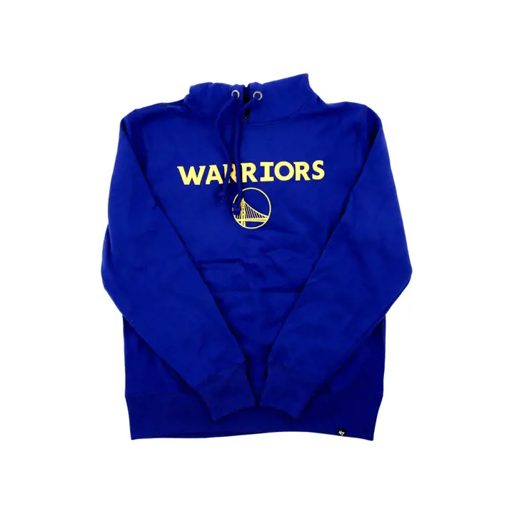 Sweat à capuche bleu d'avant-match NBA Golden State Warriors