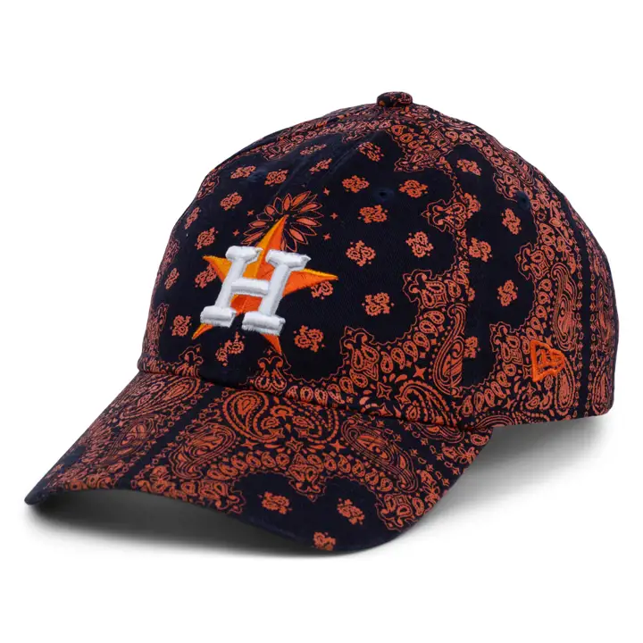 Houston Astros MLB Paisley Femme 9Twenty marine/org