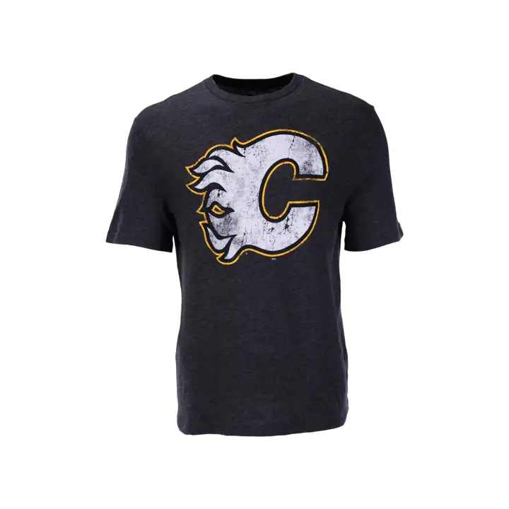 T-shirt Édition Spéciale Triblend LNH Calgary Flames 22 Charc