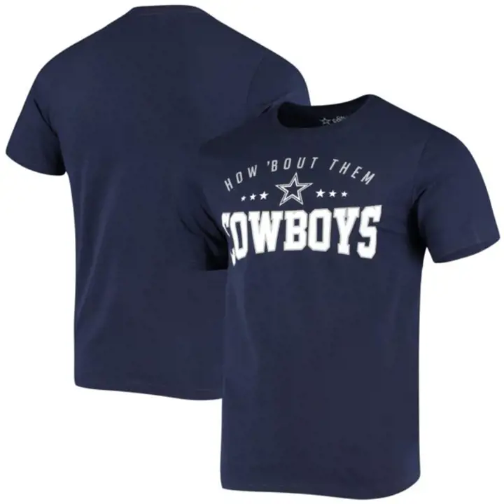 T-shirt marine Dallas Cowboys NFL Verde à manches courtes