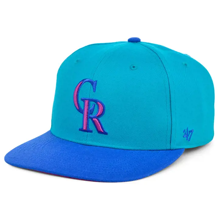 Coupe-vent MLB Colorado Rockies Captain sarcelle/bleu/orchidée