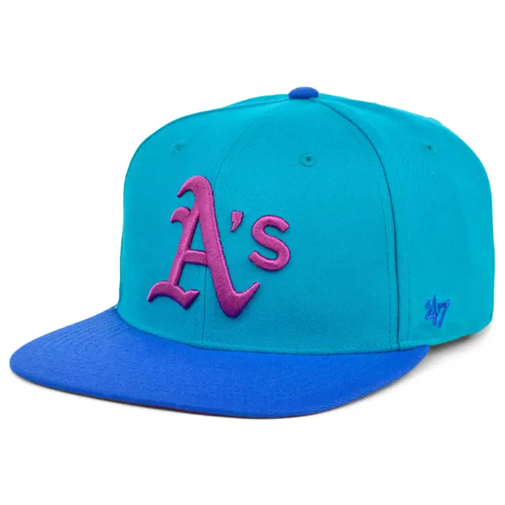 Oakland Athletics MLB Coupe-vent Captain sarcelle/bleu/orch
