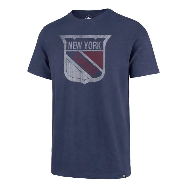 T-shirt bleu New York Rangers LNH 47 Scrum