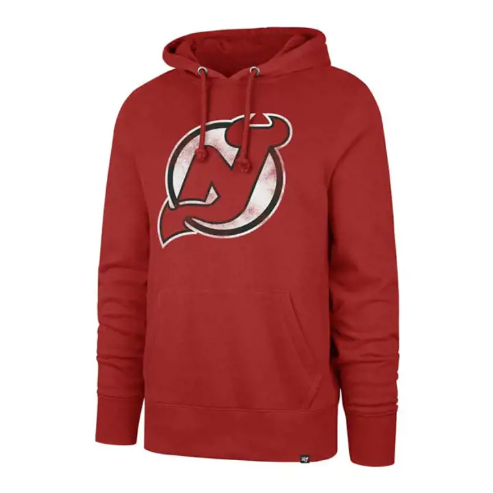 Chandail à capuchon « Headline Vintage » des Devils du New Jersey (LNH), Rouge, par '47
