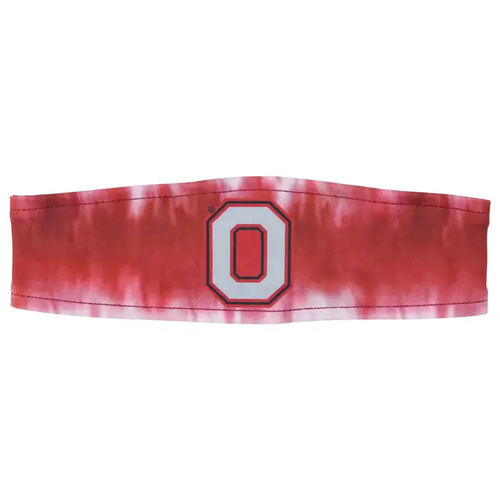 "Bandeau athlétique « O » rouge Ohio St B Block"