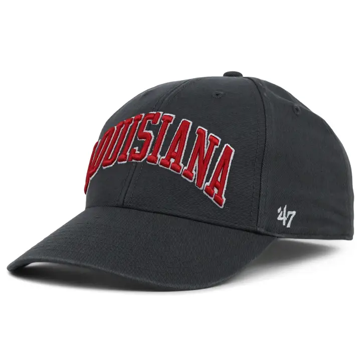 Louisiana Lafayette Ragin' Cajuns Legend Script MVP Charcoal