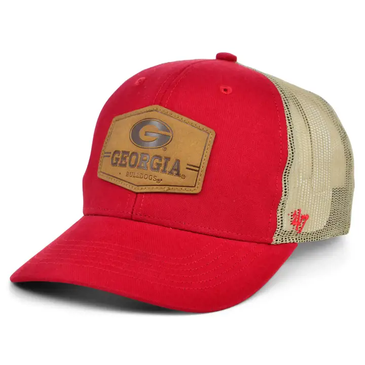 GEORGIA BULLDOGS NCAA Rawhide '47 Trucker Rouge