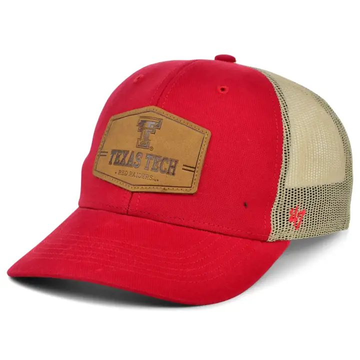 TEXAS TECH RED RAIDERS NCAA Casquette Trucker Rawhide '47 Rouge