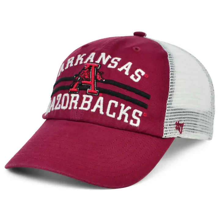 ARKANSAS RAZORBACKS NCAA Highpoint '47 Clean Up Cramoisi
