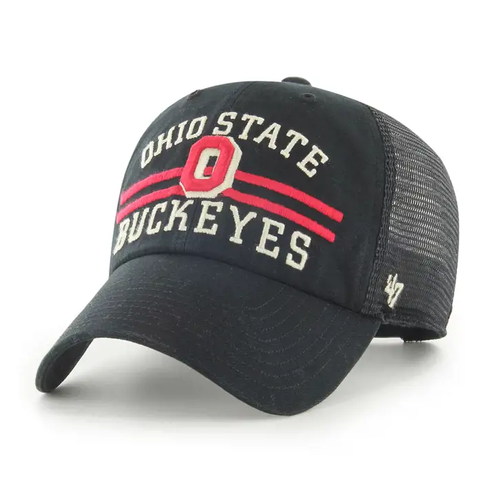 OHIO STATE BUCKEYES NCAA Casquette '47 Clean Up noire