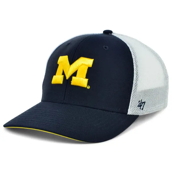 MICHIGAN WOLVERINES NCAA Casquette '47 Trophy bleu marine/blanc
