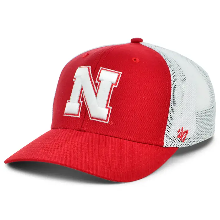 NEBRASKA CORNHUSKERS NCAA '47 Trophy rouge/blanc