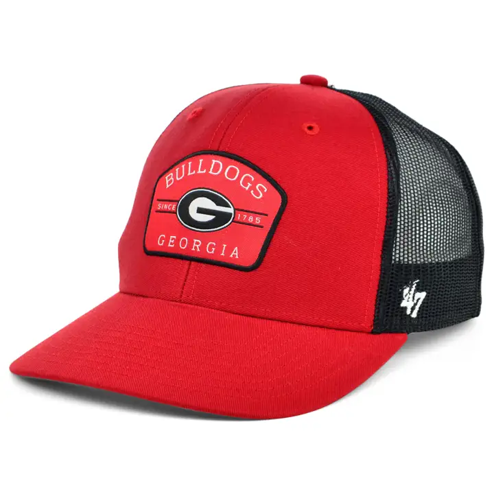 Casquette trucker rouge '47 NCAA Georgia Bulldogs