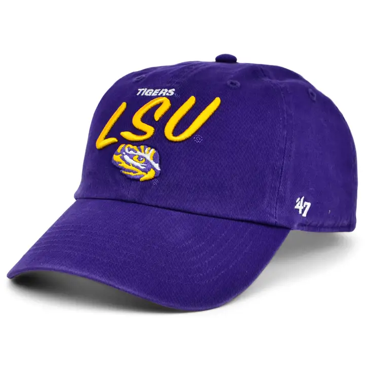 Casquette réglable L.S.U. NCAA Femme Phoebe '47 Clean Up pur