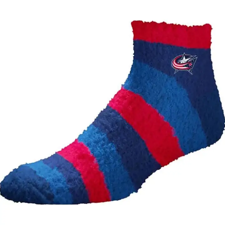 Columbus Blue Jackets Arc-en-ciel II Couverture polaire douce marine
