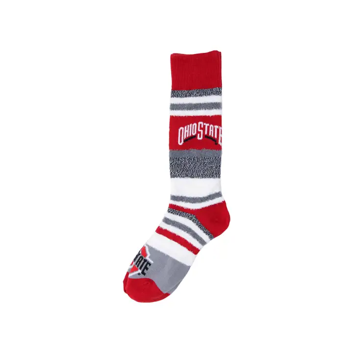 Chaussettes à rayures Ohio State Buckeyes Mountain rouges