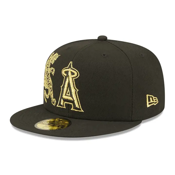 Casquette Los Angeles Angels MLB Tiger Claw 59FIFTY blk/blk/gl